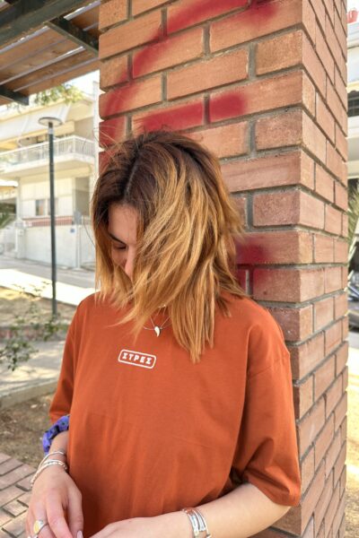 ΣΤΡΕΣ Dark Orange γιουνισεξ τισερτ